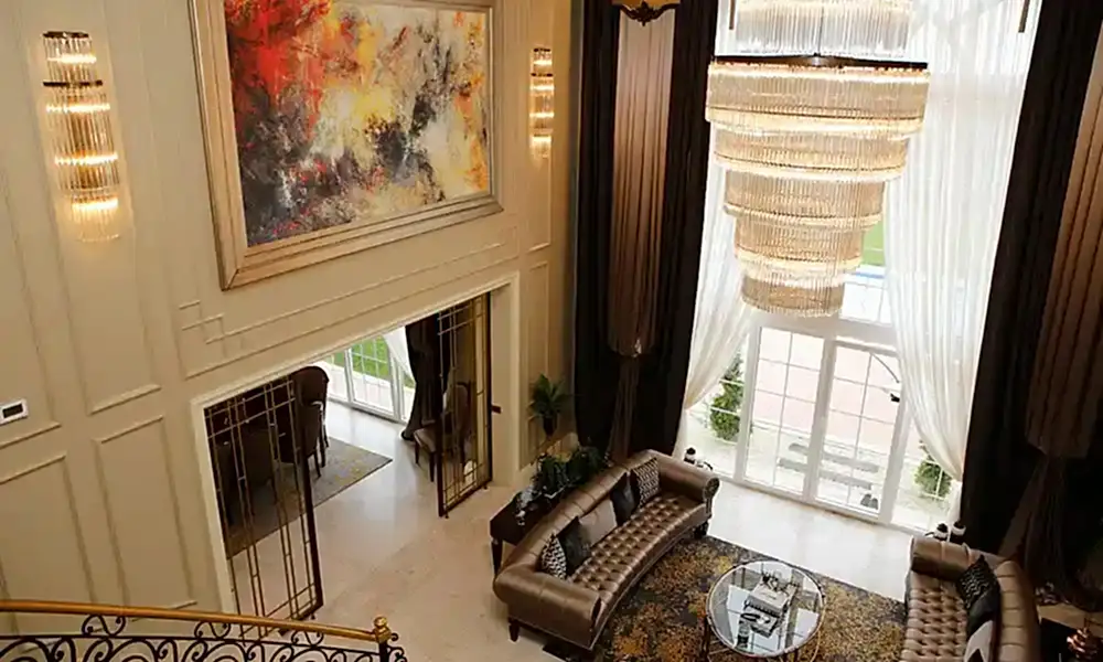 Villa Oturma Odası Dekorasyonunda Aksesuarlarıa Yer Verin