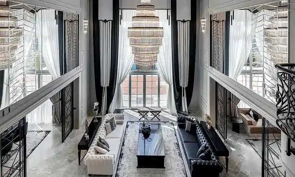 Villa Oturma Odası Dekorasyonu